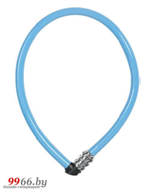 Тросовый кодовый навесной велосипедный замок Abus 3406C/55 Color велозамок с тросом для велосипеда самоката