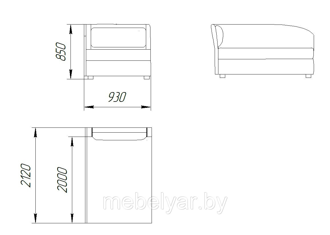 Кровать Алиса с боковым щитом (встроенный матрас, НПБ) ZMF - фото 3 - id-p163967101