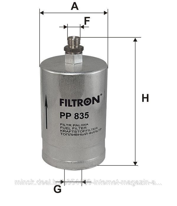 Фильтр топливный! MB W201/W202/W124/W123/W126 1.8-6.0 80-01 - фото 1 - id-p178947716