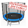 Батут  FUNFIT 312 см с защитной сеткой и лестницей, фото 2