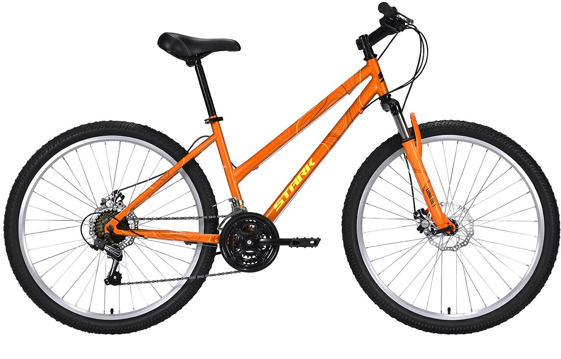 Велосипед Stark22 Luna 26.1 D Steel оранжевый/желтый 16" (HQ-0005206) - фото 1 - id-p178952196