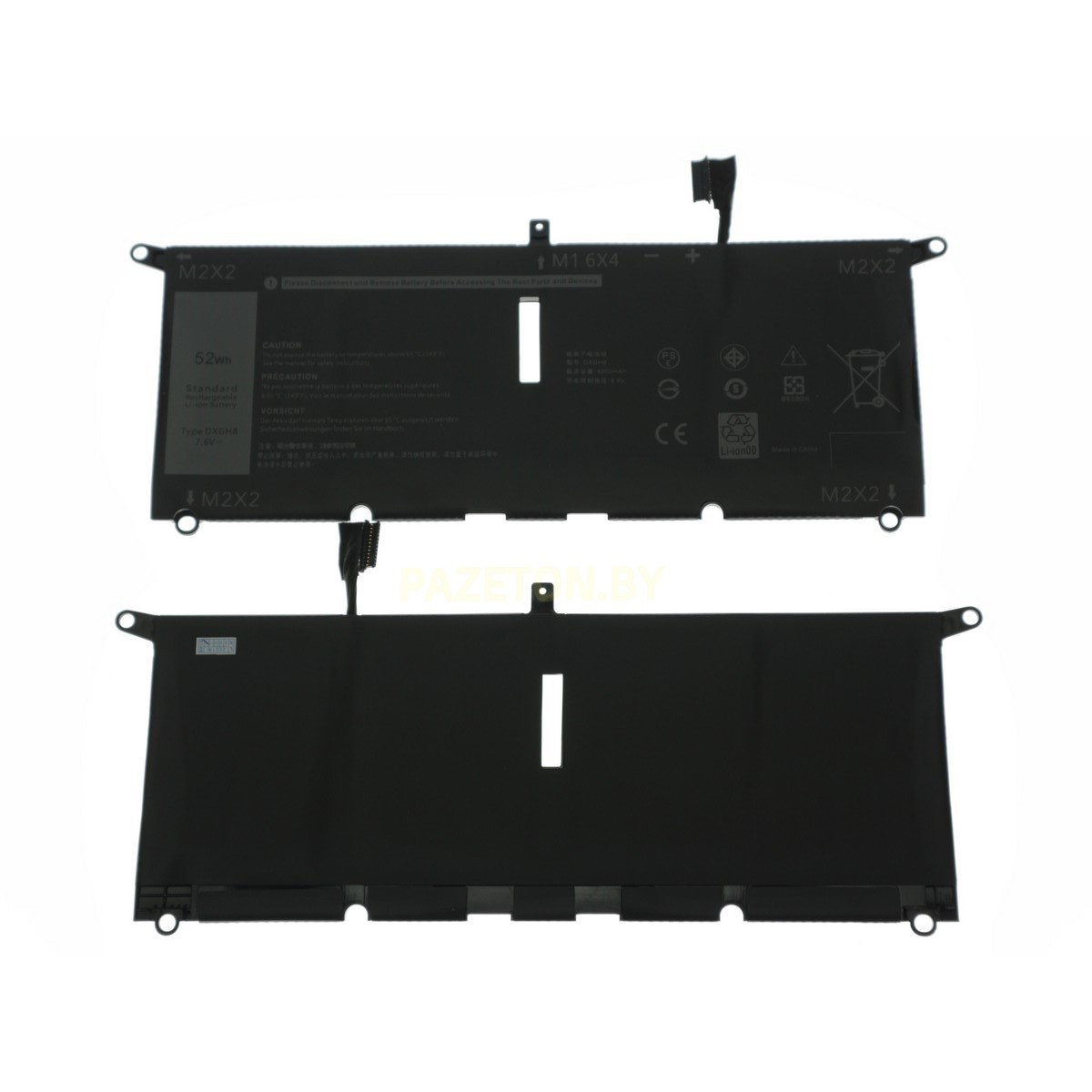Батарея DXGH8 7,6V 50Wh для ноутбука Dell