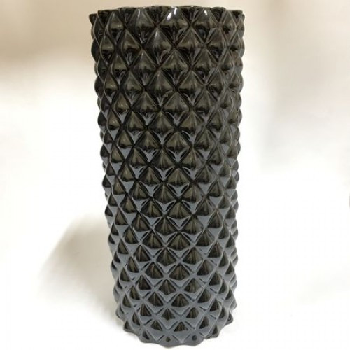Ваза труба оригами, черная 32 см.х14 см., арт.нпа-20 - фото 1 - id-p170629000