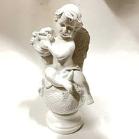 Статуэтка ангел арфа бел.34см, арт.лсм-113