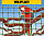 Сетка сварная в ПВХ Волипласт 16х16х1,2 1х25 (сетка с полимерным покрытием), фото 2