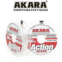 Леска Akara Action Clear 100 м 0,18 прозрачная