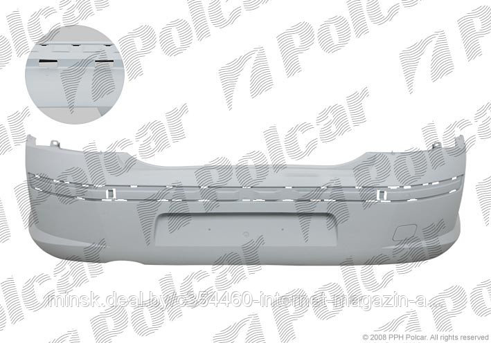Бампер задний Peugeot 407 GD / пежо 407 - фото 1 - id-p22482353