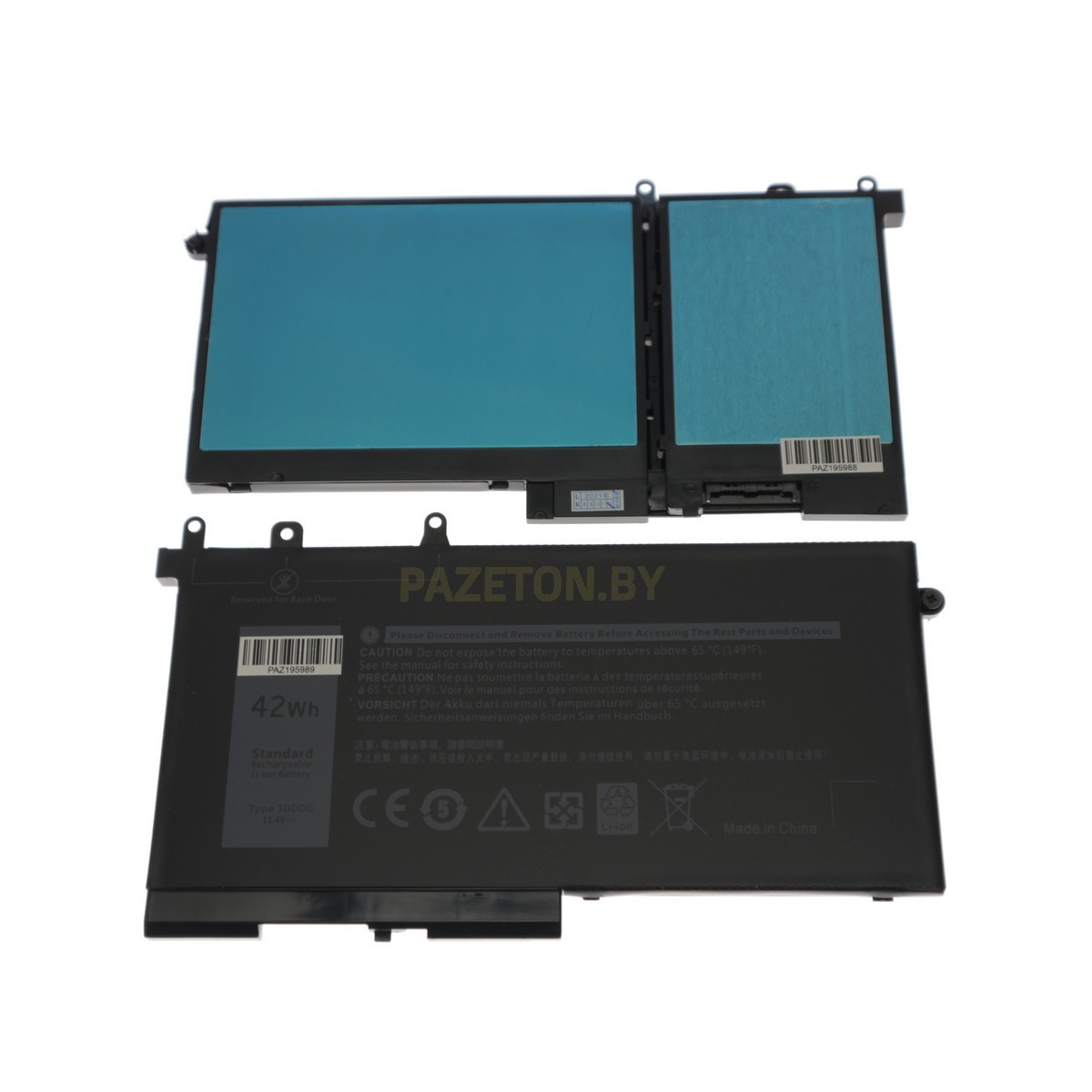 83XPC D4CMT rYFVG акб для ноутбука li-pol 11,4v 42wh черный
