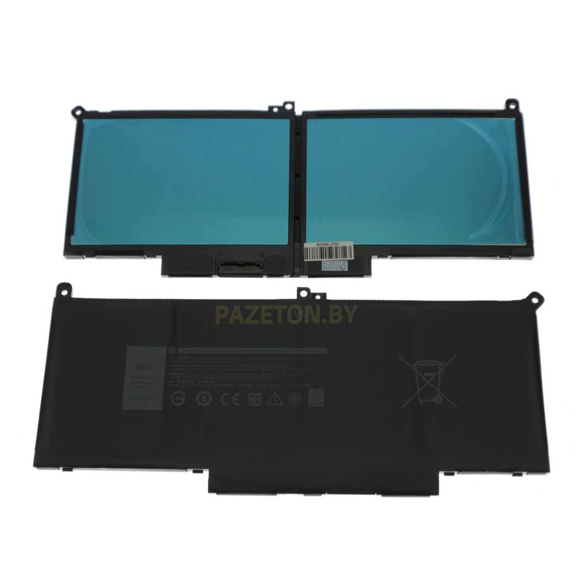 Батарея для ноутбука Dell Latitude 12 7000 13 7000 14 7000 7280 li-pol 7,6v 60wh черный - фото 1 - id-p172013407