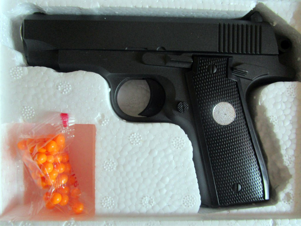 Металлический пневматический детский пистолет G.2 - фото 2 - id-p22482626