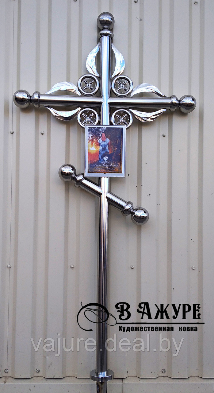 Крест из нержавеющей стали №39 - фото 1 - id-p178967132