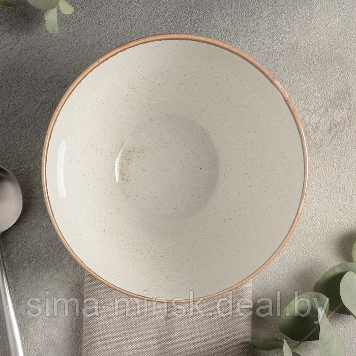 Миска суповая 700 мл, d=16 см, цвет бежевый - фото 2 - id-p178967098