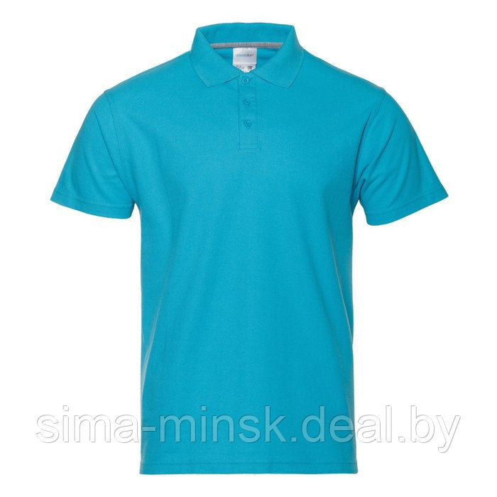 Рубашка мужская, размер L, цвет бирюзовый - фото 1 - id-p178967428