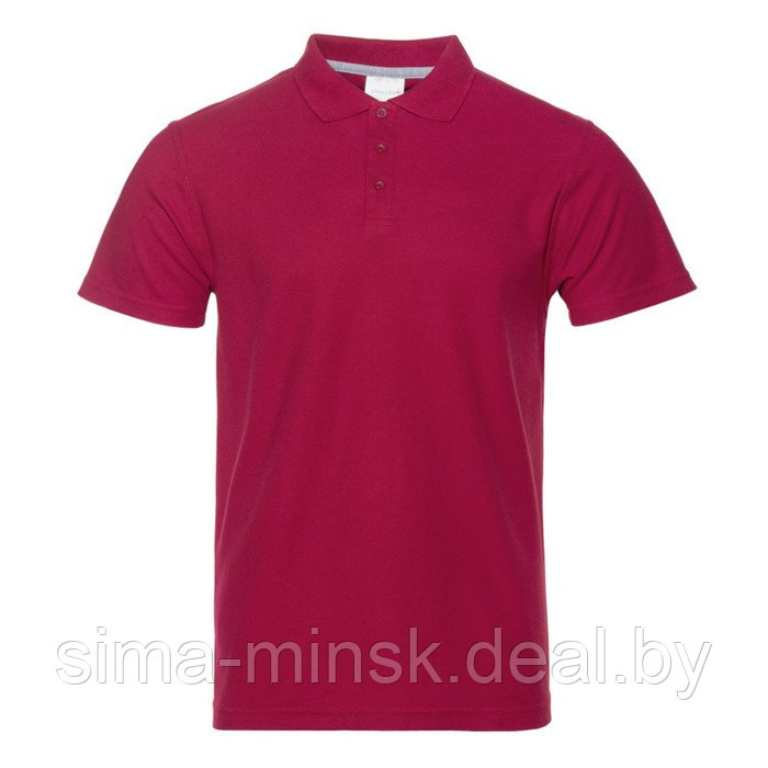 Рубашка мужская, размер S, цвет бордовый - фото 1 - id-p178967437