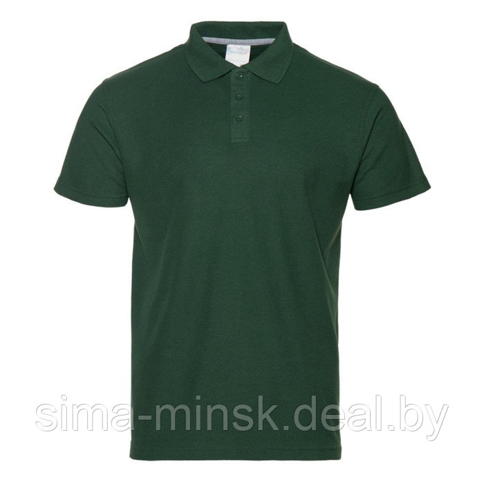 Рубашка мужская, размер 5XL, цвет тёмно-зелёный - фото 1 - id-p178967500