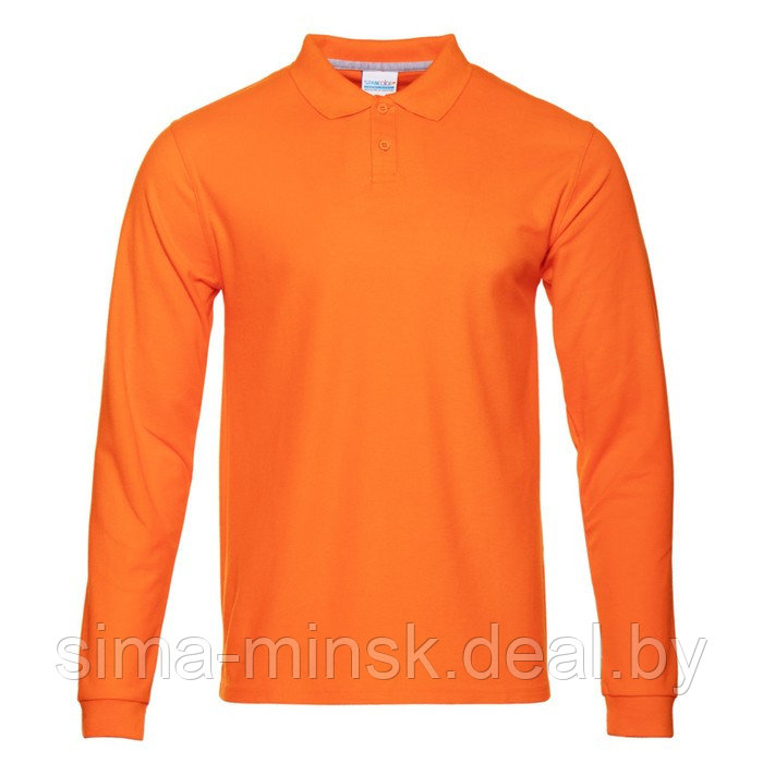 Рубашка мужская, размер L, цвет оранжевый - фото 1 - id-p178967557