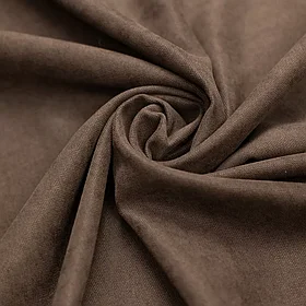 Ткань портьерная канвас коричневый