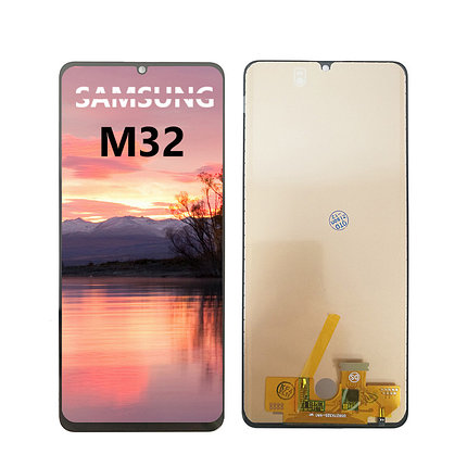 Дисплей (экран) для Samsung Galaxy M32 (M325) Original c тачскрином, черный, фото 2