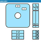 Выключатель LK63-2.8211\OB2ZC схема 0-1, фото 2