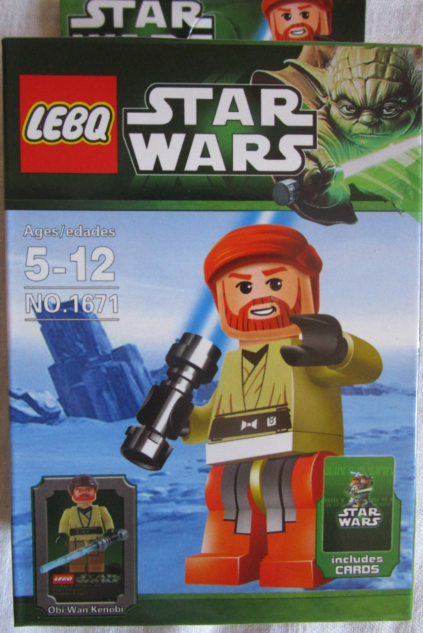Obi Wan Kenobi(Оби Ван Кеноби) ЛЕГО мини фигурка  STAR WARS