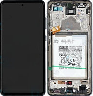 Дисплей (экран) для Samsung Galaxy A72 (A725) Original в сборе с акб c тачскрином, черный