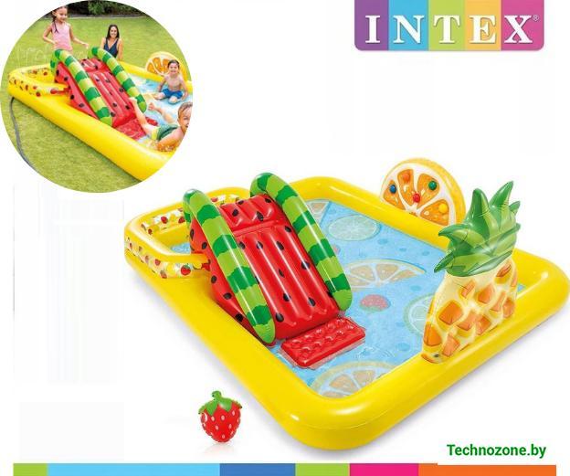 Детский надувной игровой центр Intex 57158 Веселые фрукты