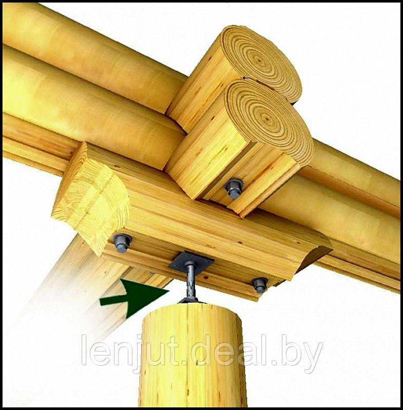 Анкер 150х200х150, м36 регулировочный по высоте (компенсатор усадки). Компенсатор усадки 20х150. Компенсатор усадки бруса 150х150. Усадочный болт для бруса. Крепление балок перекрытия к стене из бруса опора бруса 150х150.