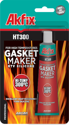 Герметик для изготовления прокладок RTV Akfix HT300 красный 310мл СА075 - фото 3 - id-p178991988