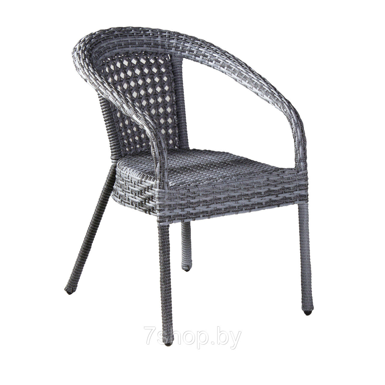 Комплект садовой мебели DECO 6 с круглым столом, серый - фото 2 - id-p178991998