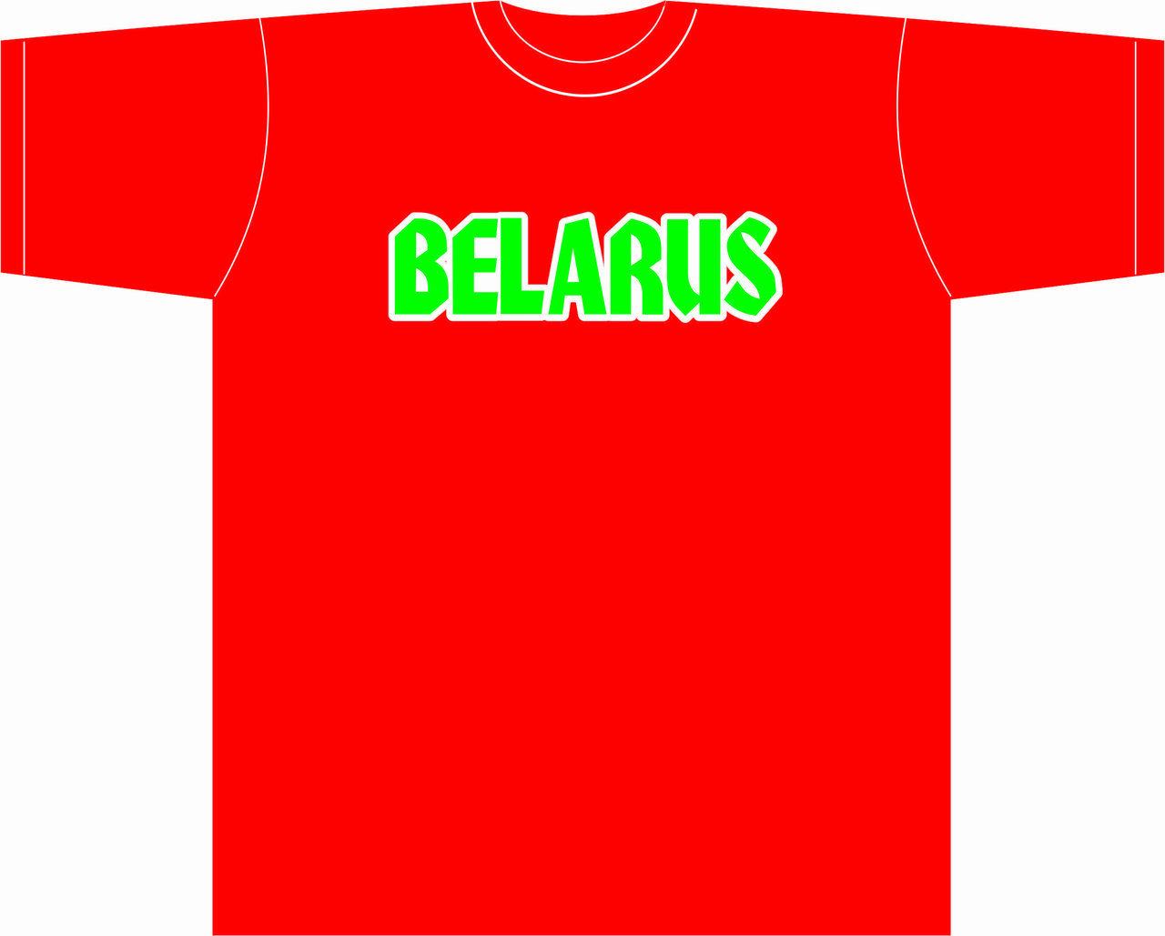 Футболка с нанесением Belarus - фото 1 - id-p178993279