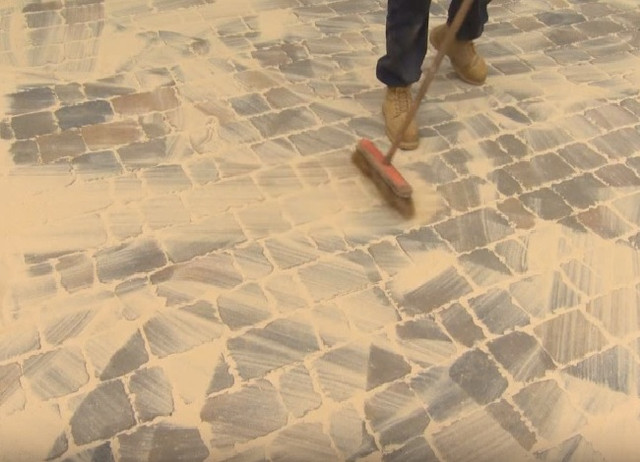 песок для швов в тротуарной плитке