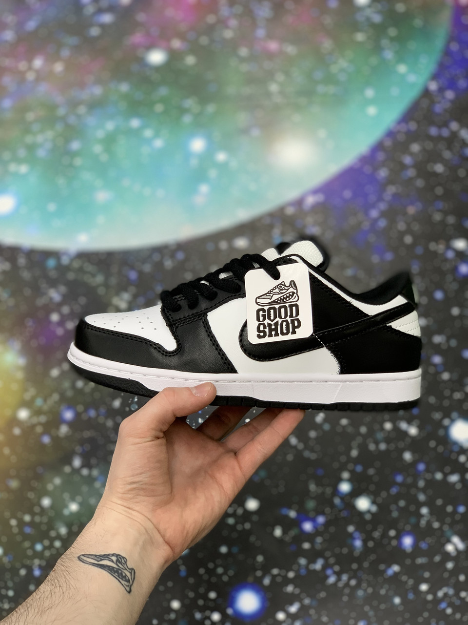 Кроссовки Nike SB Dunk Low GS Black White