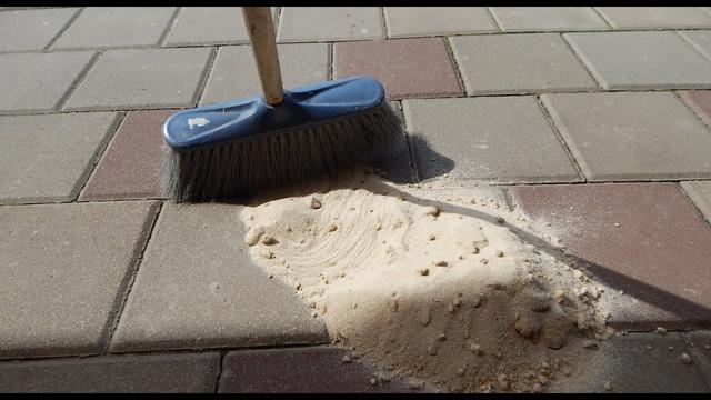 песок в мешках для засыпки швов в тротуарной плитке