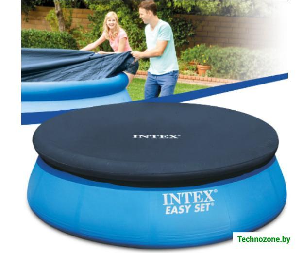 Intex Тент-чехол для бассейнов Easy Set 396 см (выступ 30 см) 28026 - фото 1 - id-p179010858