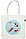 Шопер (сумка) Lorex Cotton с принтом 400*400*50 мм, Pool Voyage, белый, фото 2