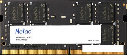 Оперативная память Netac Basic 16GB DDR4 SODIMM PC4-21300 NTBSD4N26SP-16 - фото 1 - id-p179016692