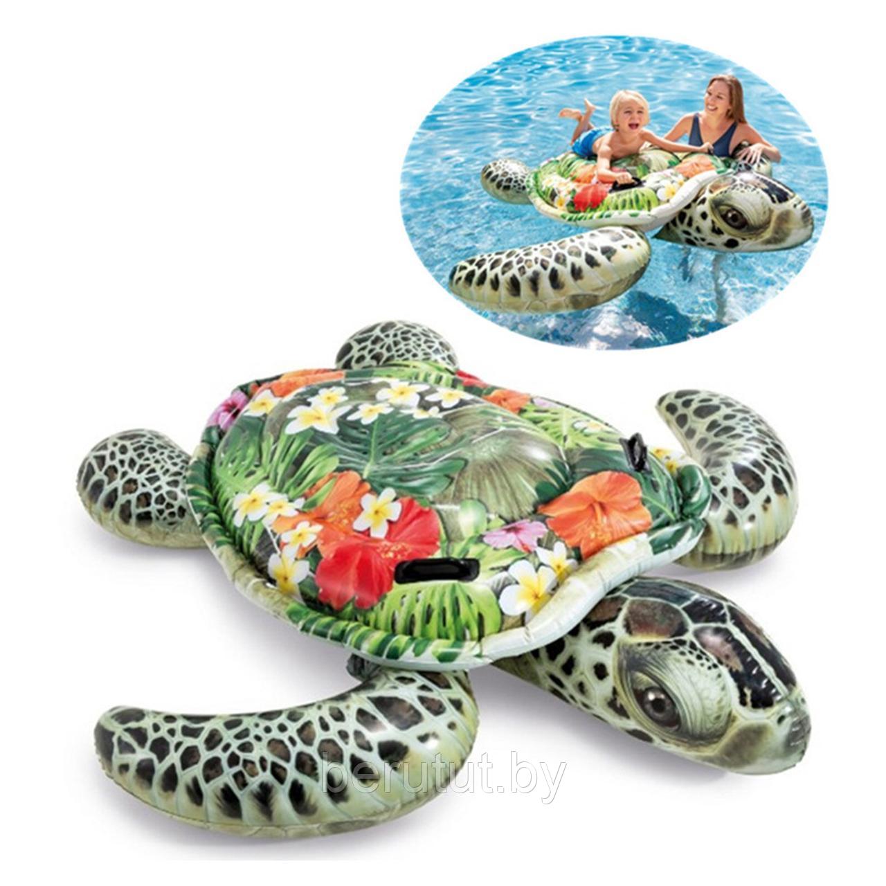 Надувная игрушка-наездник Intex Морская черепаха 191х170 см - фото 5 - id-p179018711