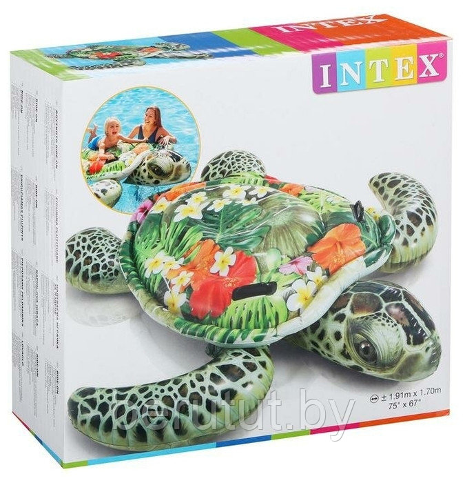 Надувная игрушка-наездник Intex Морская черепаха 191х170 см - фото 7 - id-p179018711