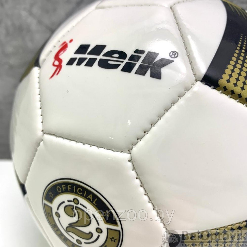 Мяч игровой Meik для волейбола, гандбола, 15 см (детского футбола) Желтый с черным - фото 7 - id-p179021192