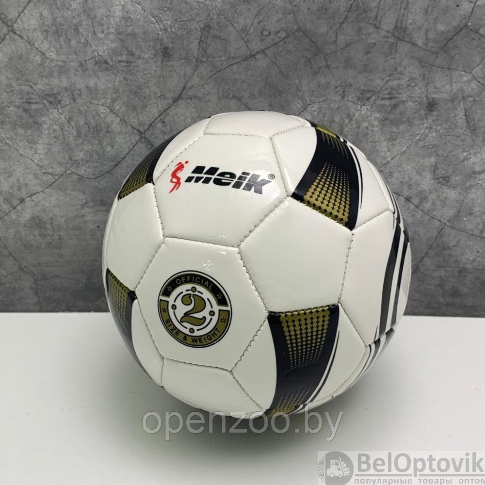 Мяч игровой Meik для волейбола, гандбола, 15 см (детского футбола) Желтый с черным - фото 8 - id-p179021192