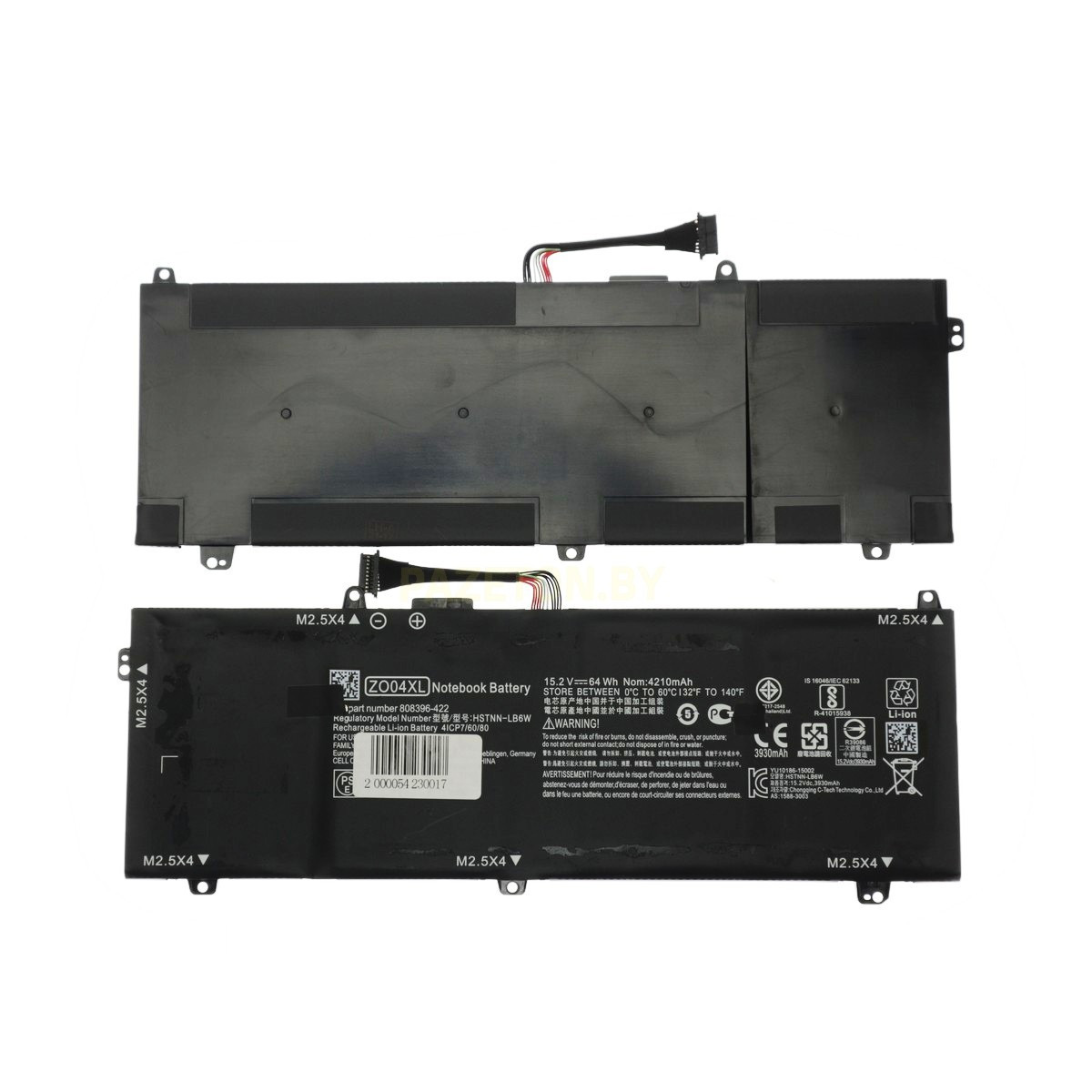 Батарея ZO04XL 15,2V 64Wh для ноутбука HP