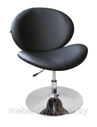 Кресло ЛИНА GTS диск 550 хром для работы в офисе и дома, стул LUNA GTSCh10 ткань - фото 2 - id-p179028614