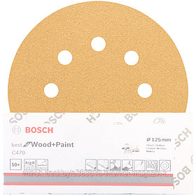 Шлифлист Best for Wood and Paint 125 мм Р240 BOSCH (2608607830)
