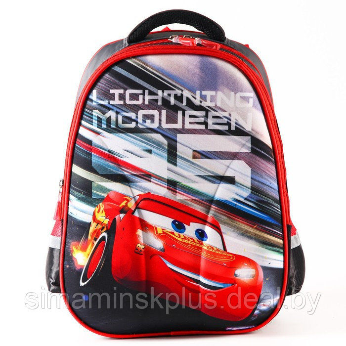 Рюкзак школьный "MCQQUEEN", 39 см х 30 см х 14 см, Тачки - фото 5 - id-p179030608
