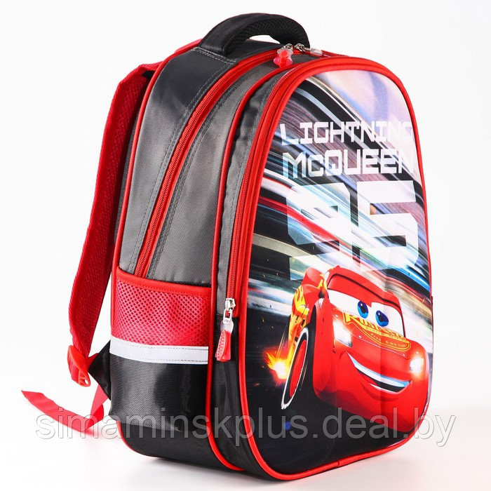 Рюкзак школьный "MCQQUEEN", 39 см х 30 см х 14 см, Тачки - фото 7 - id-p179030608