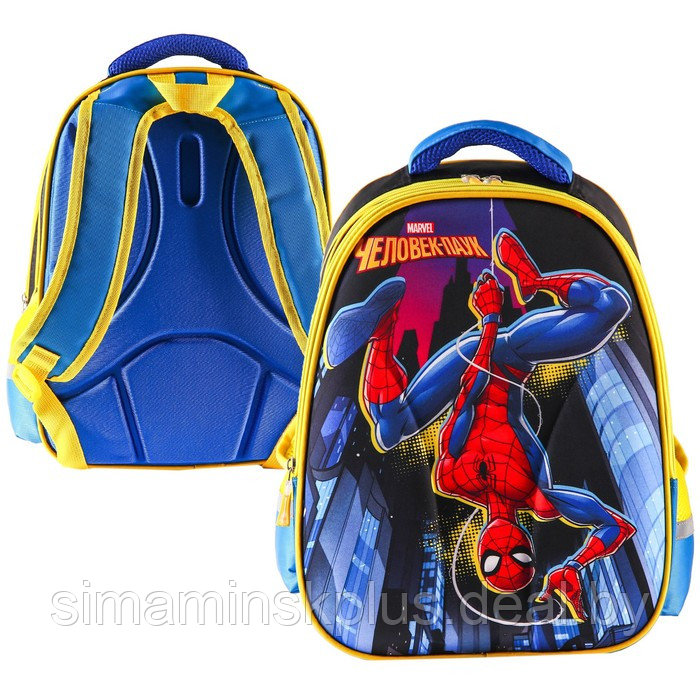 Рюкзак школьный, 39 см х 30 см х 14 см, Человек-паук - фото 1 - id-p179030611