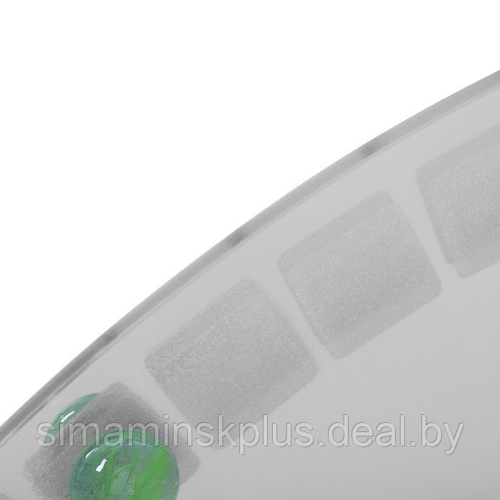 Зеркало «Одуванчики», с пескоструйной графикой и фьюзингом, настенное, D=50 см МИКС - фото 7 - id-p179032121