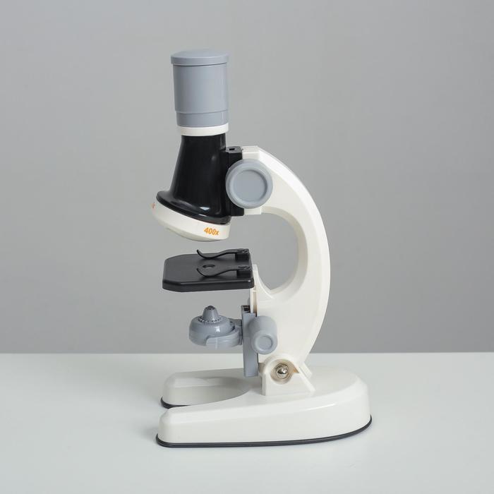 Микроскоп "Юный ботаник" кратность до х1200, белый, подсветка - фото 4 - id-p179033078