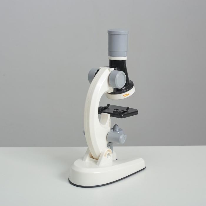 Микроскоп "Юный ботаник" кратность до х1200, белый, подсветка - фото 5 - id-p179033078