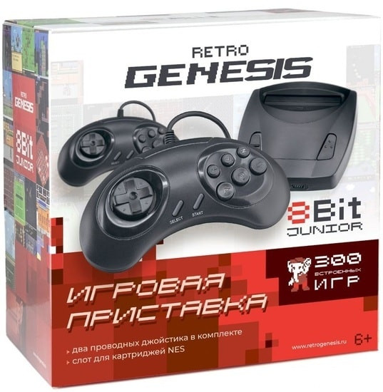 Игровая приставка Retro Genesis 8 Bit Junior (300 игр) - фото 1 - id-p179030455